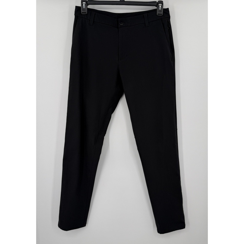 Lululemon Commission Slim Fit Pant Black ABC Technology Mens 33x34 Chinos